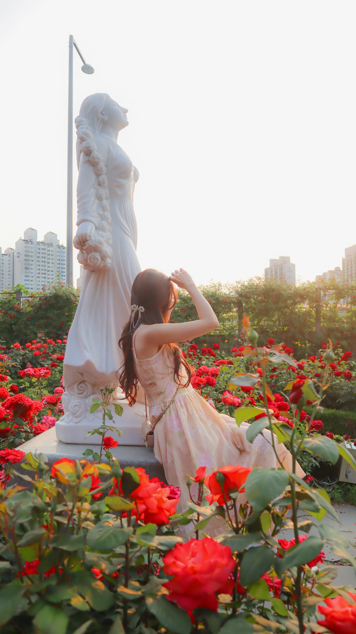 < M A D E > The Hydrangea Garden Dress