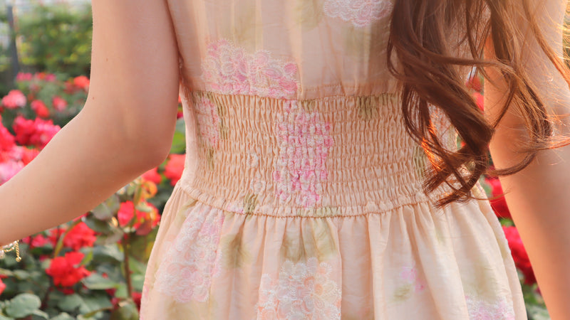 < M A D E > The Hydrangea Garden Dress