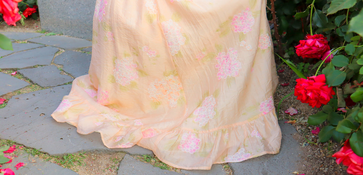 < M A D E > The Hydrangea Garden Dress