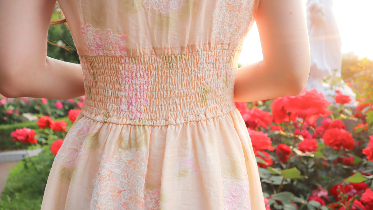 < M A D E > The Hydrangea Garden Dress