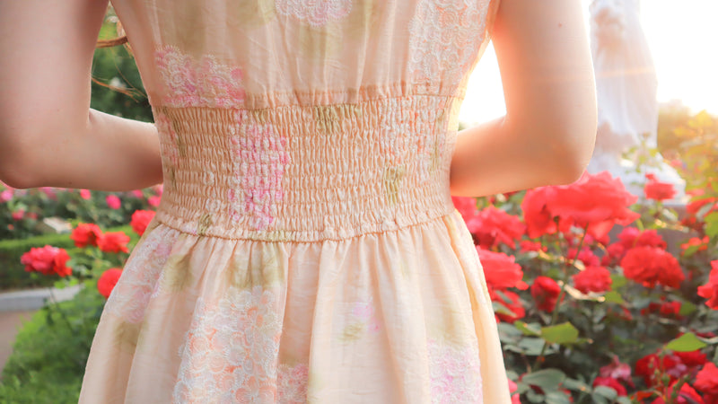 < M A D E > The Hydrangea Garden Dress