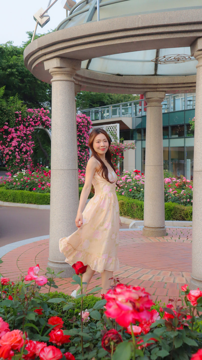 < M A D E > The Hydrangea Garden Dress