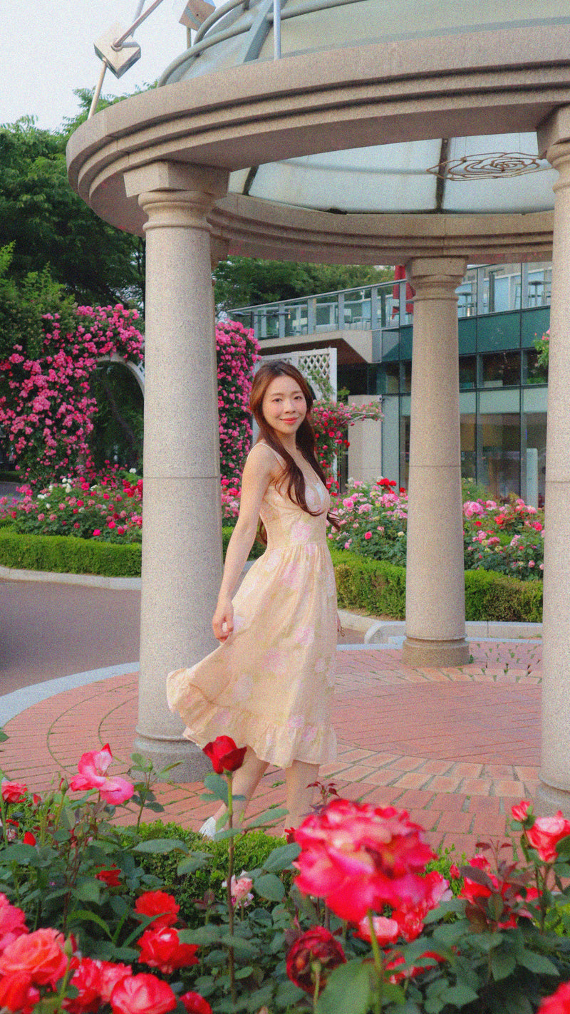 < M A D E > The Hydrangea Garden Dress