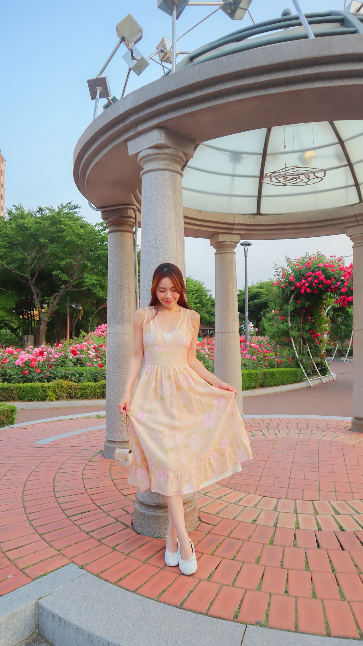 < M A D E > The Hydrangea Garden Dress