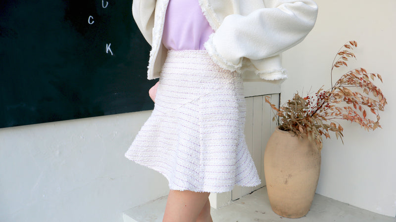 Soft Yogurt Tweed Jacket