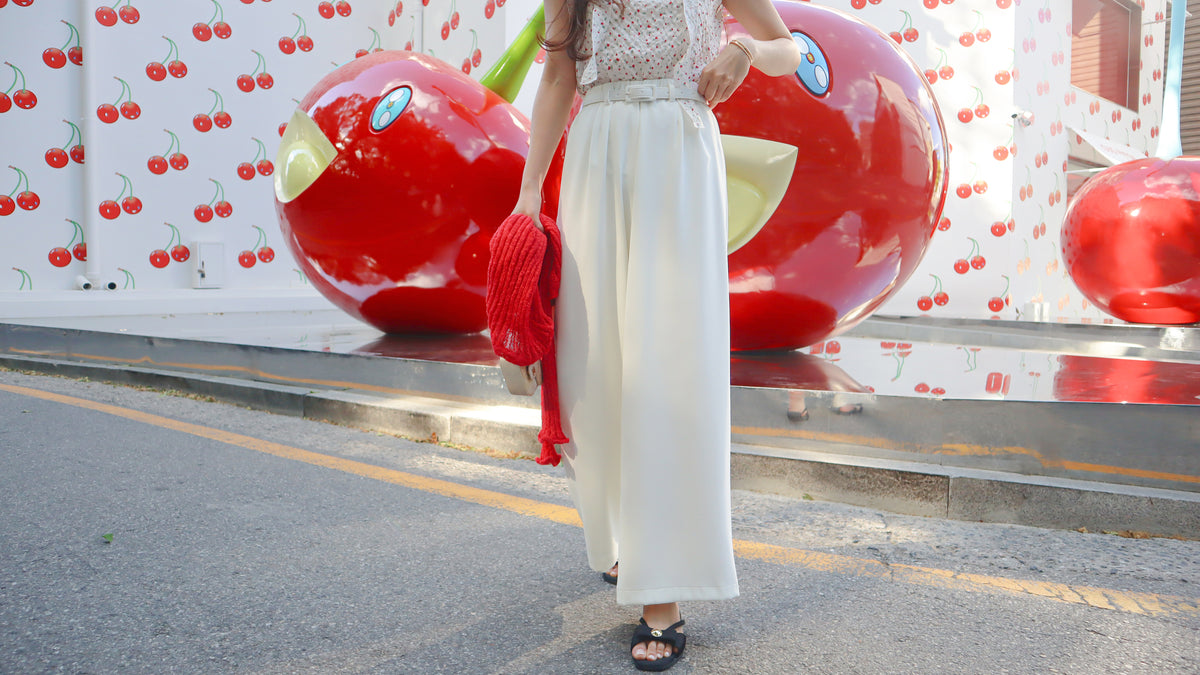 < M A D E > Cherry Rosie Bubble Blouse