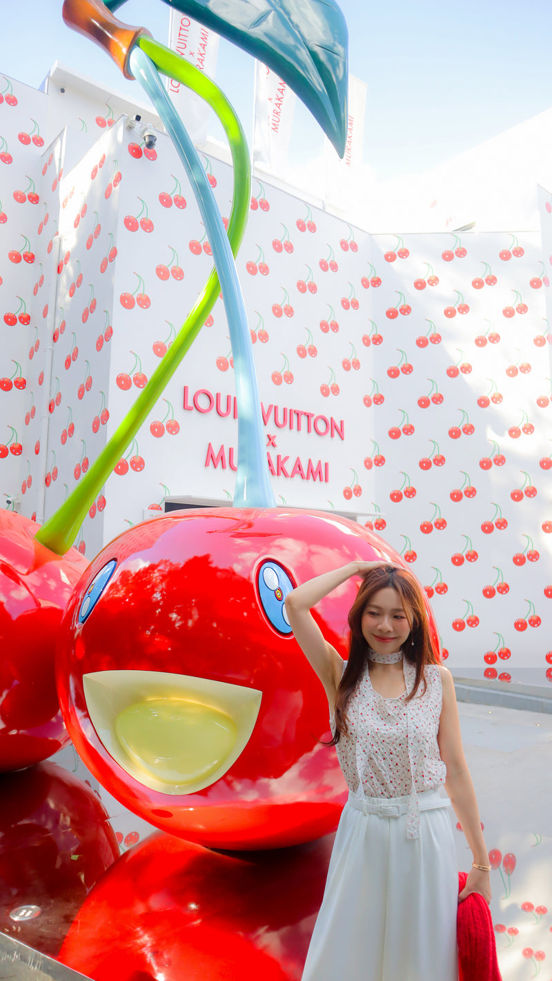 < M A D E > Cherry Rosie Bubble Blouse