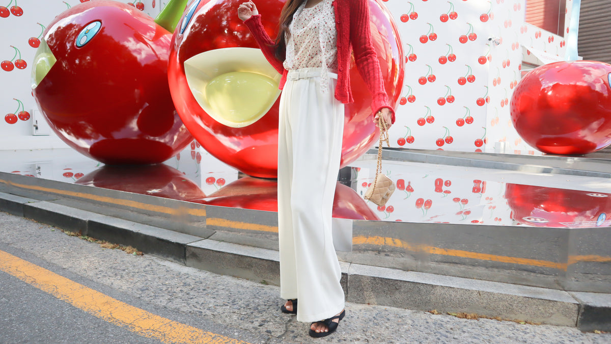 < M A D E > Cherry Rosie Bubble Blouse