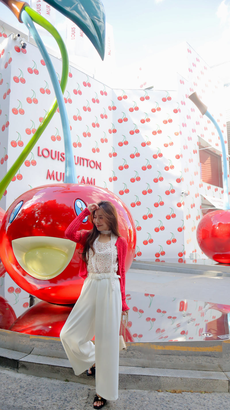 < M A D E > Cherry Rosie Bubble Blouse