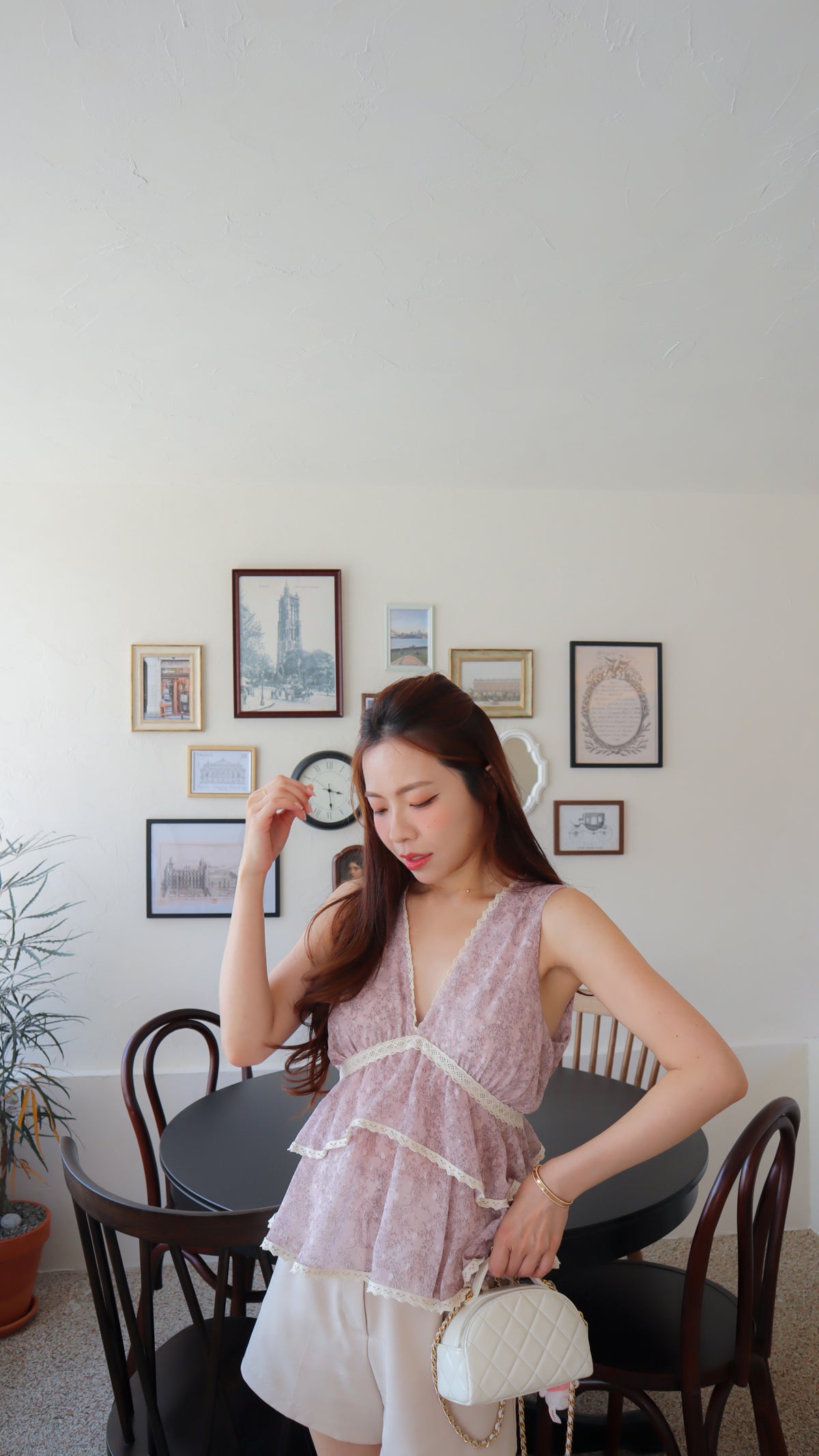 < M A D E > The Plum Evening Top