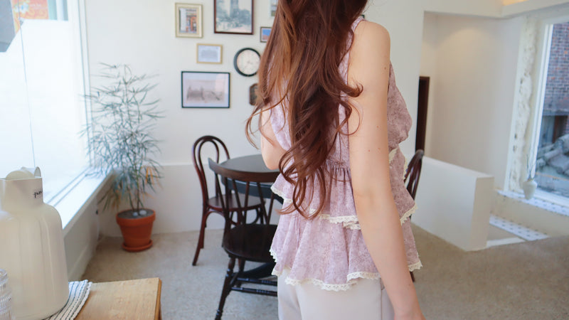 < M A D E > The Plum Evening Top