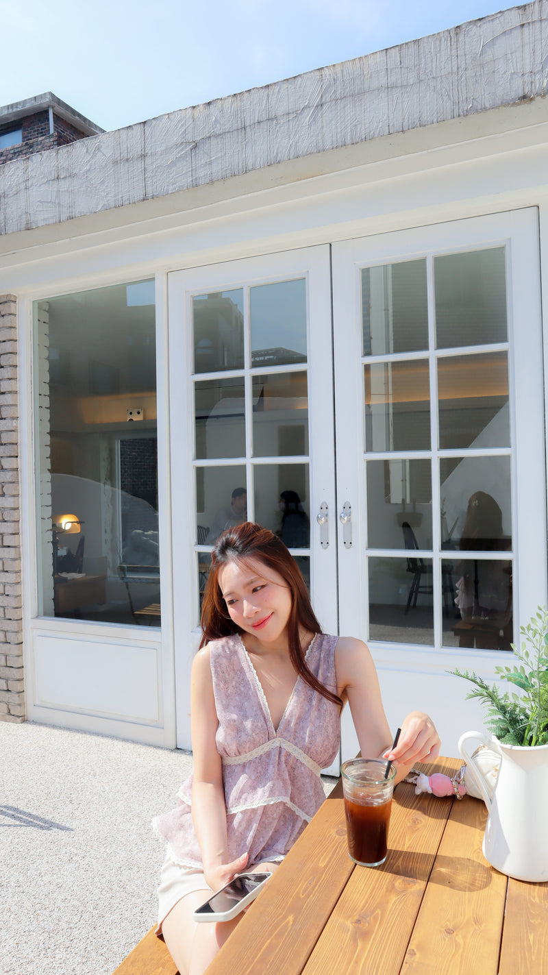 < M A D E > The Plum Evening Top
