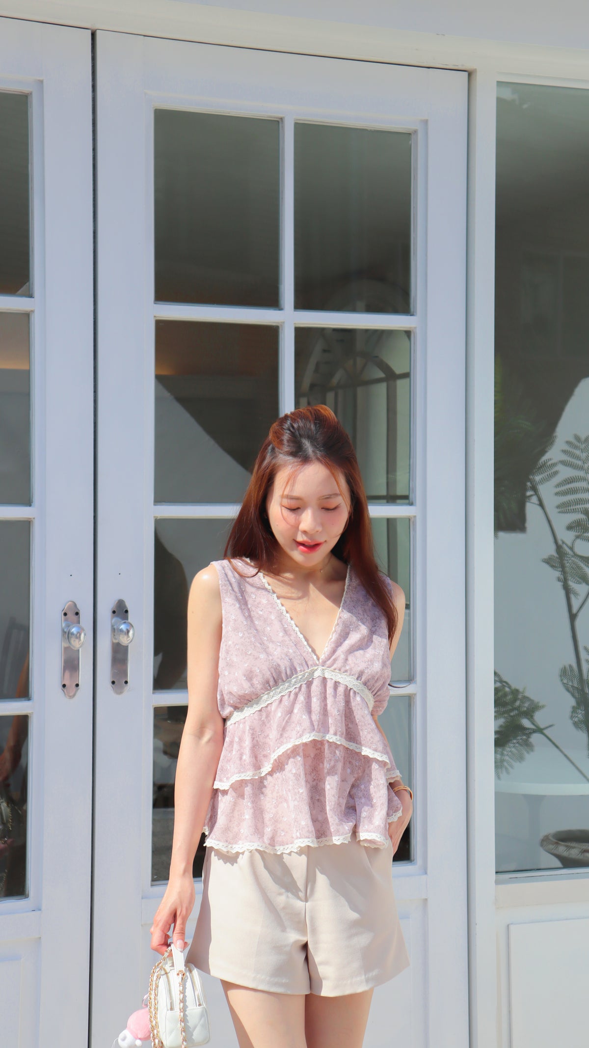 < M A D E > The Plum Evening Top