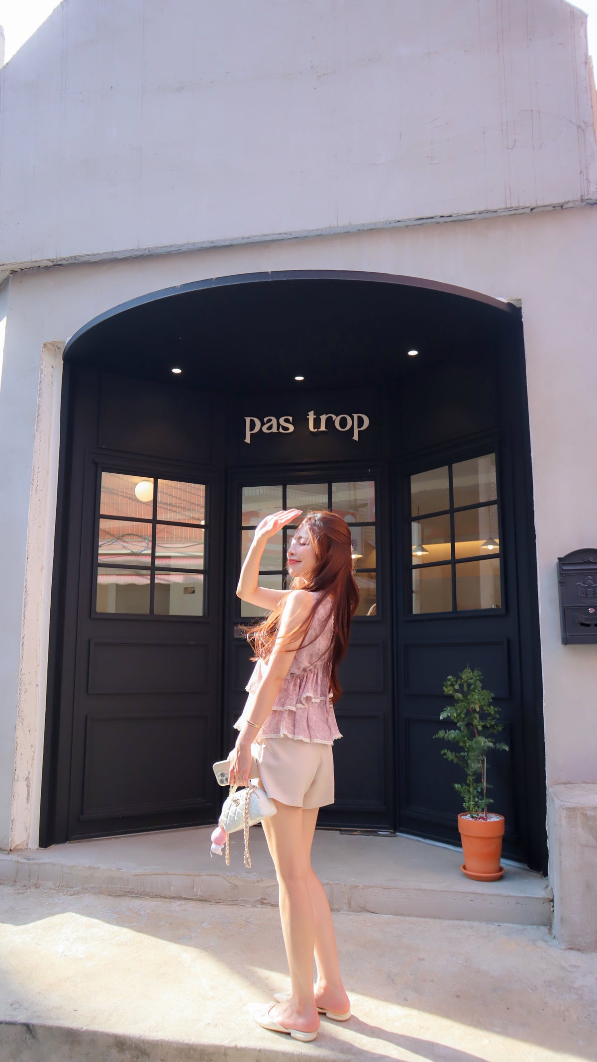 < M A D E > The Plum Evening Top
