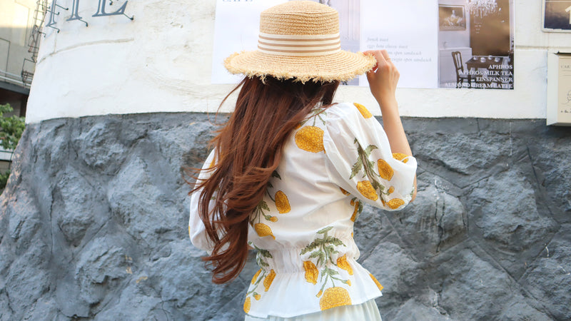 Tropical Island Cotton Blouse