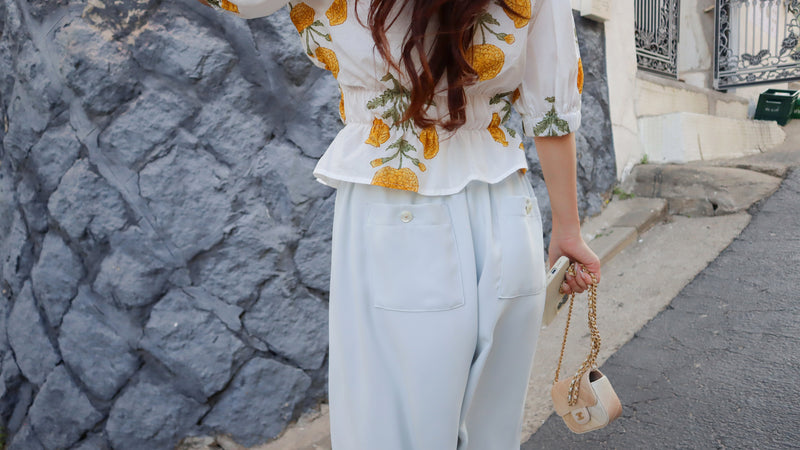 Tropical Island Cotton Blouse