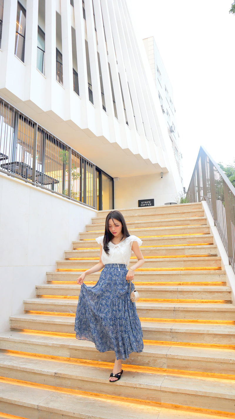 < M A D E > Morning Sailor Sheer Blouse