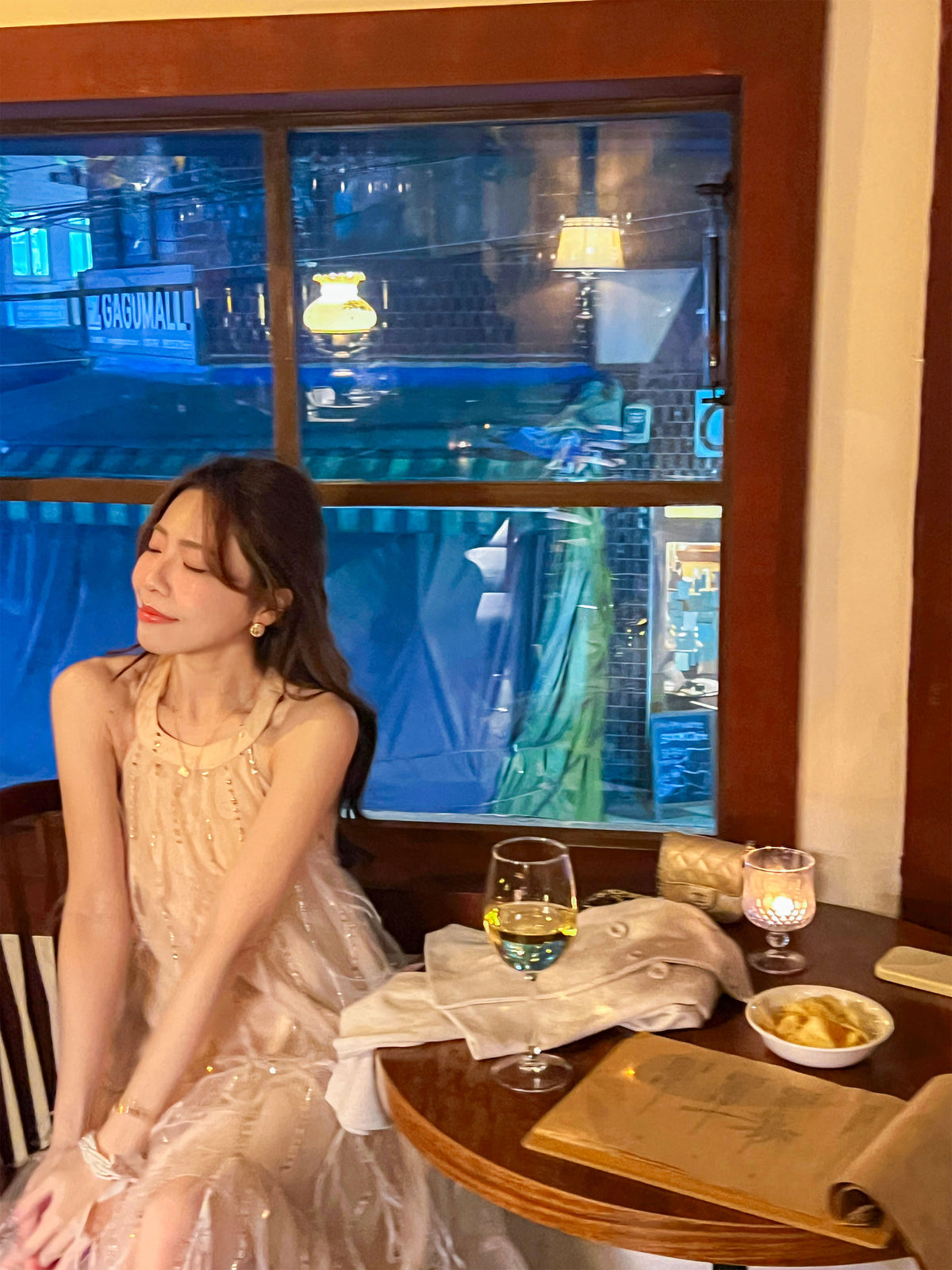 < M A D E > Rose Feather Cocktail Dress