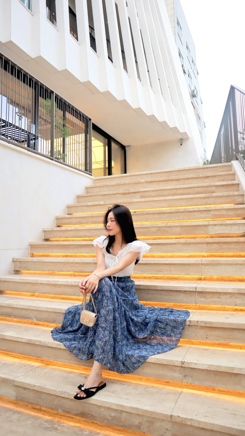 < M A D E > Morning Sailor Sheer Blouse