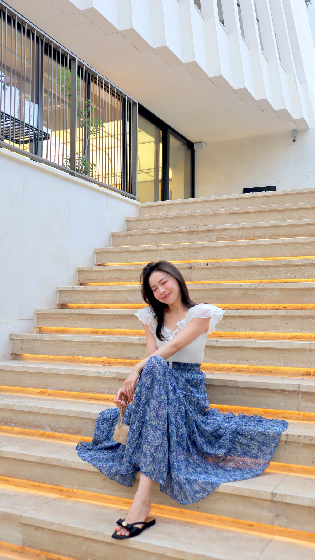 < M A D E > Morning Sailor Sheer Blouse