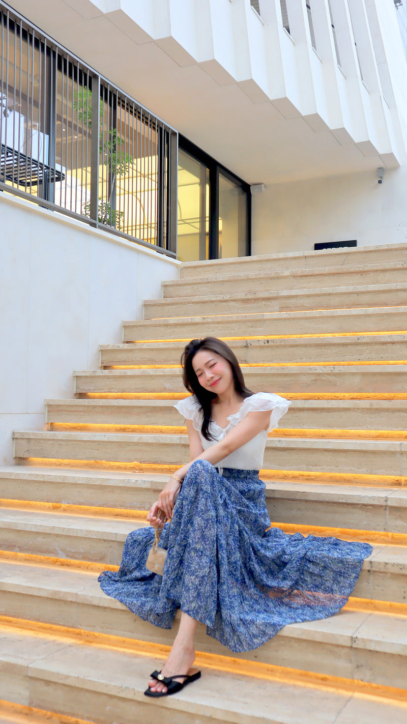< M A D E > Morning Sailor Sheer Blouse
