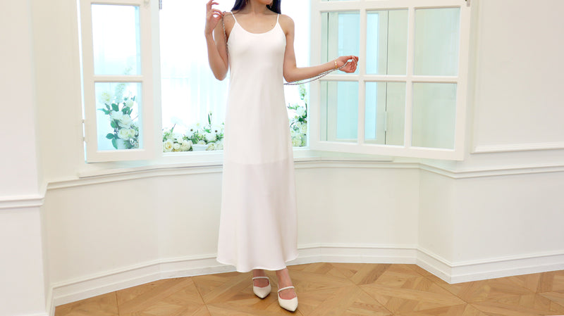 Pure Me Satin Long Dress