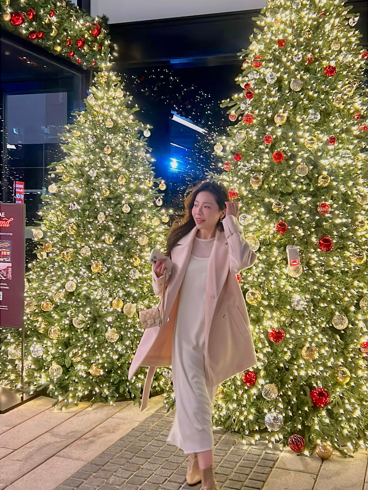 < M A D E > Sugar Blush Woollen Midi Coat