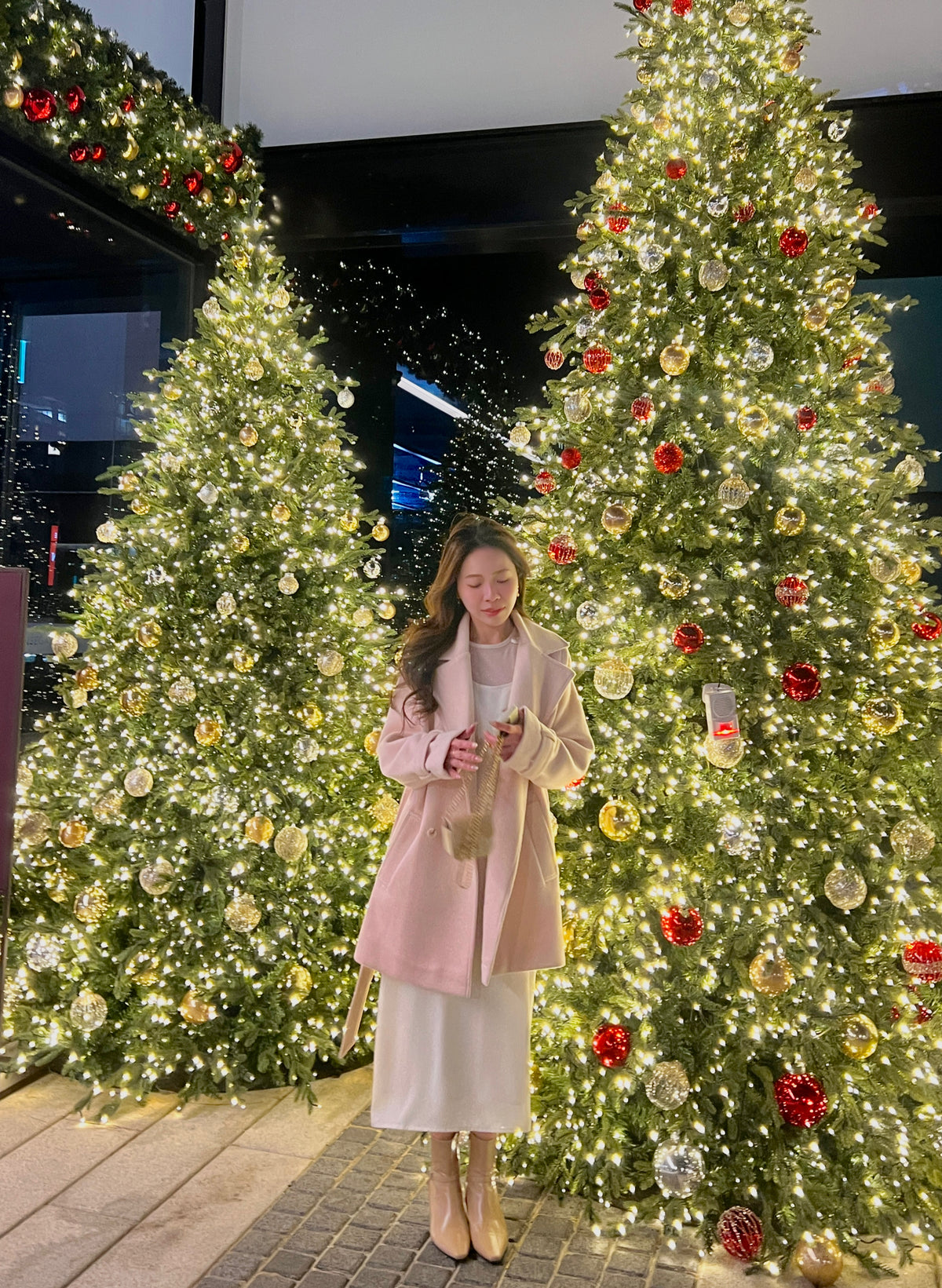 < M A D E > Sugar Blush Woollen Midi Coat