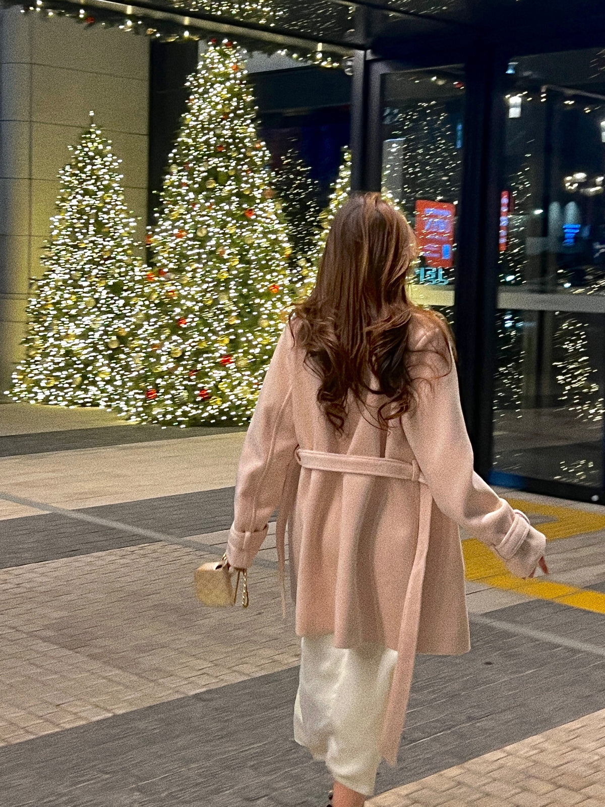 < M A D E > Sugar Blush Woollen Midi Coat