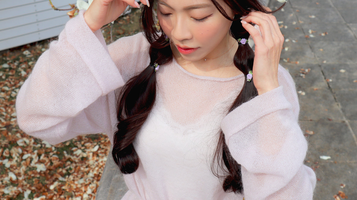 Rose Lamella Hair Clip Set