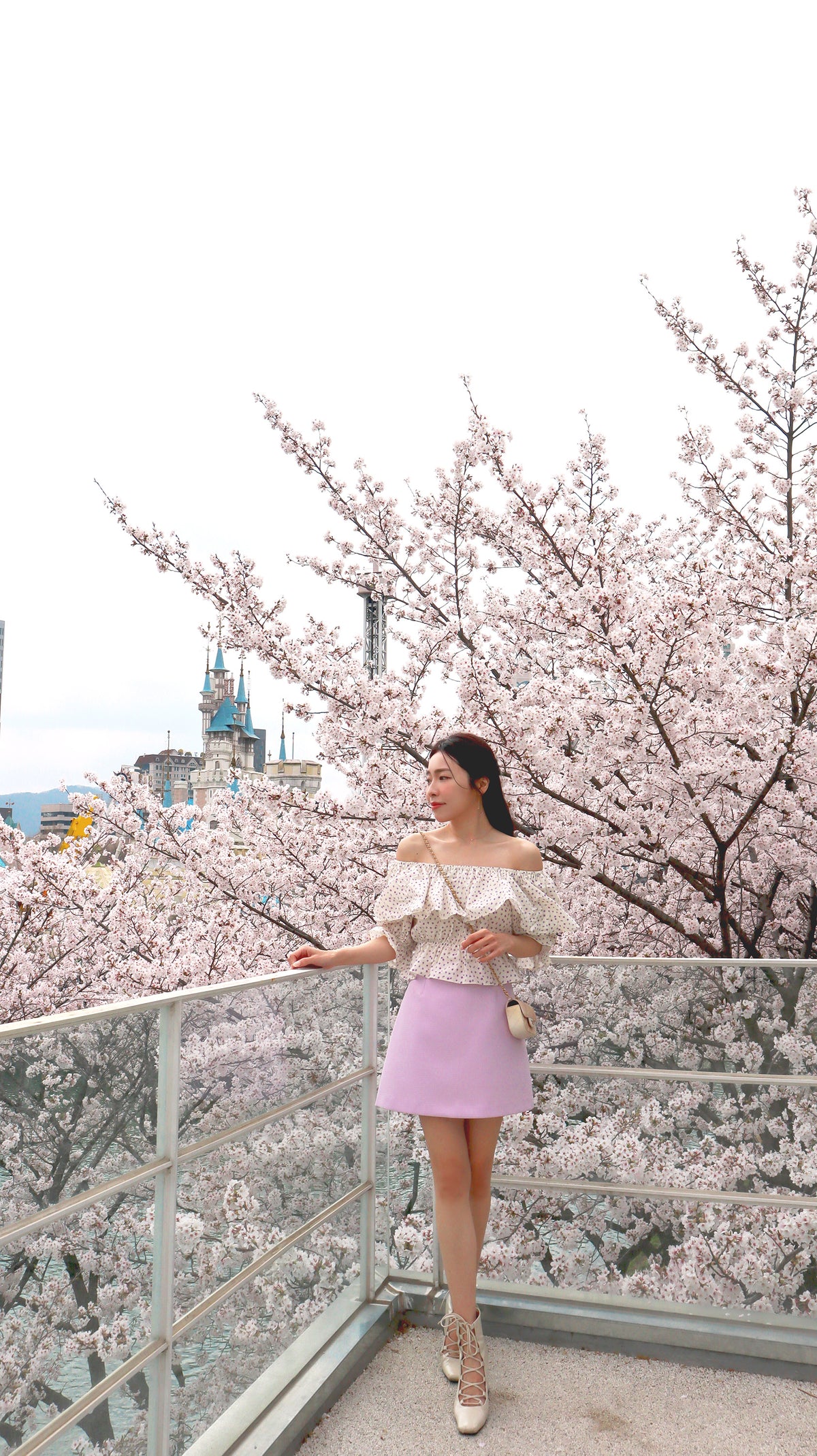 Flying To The Pink Blossom Blouse