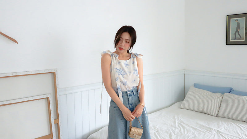 < M A D E > The Porcelain Silky Vest