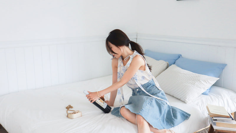 < M A D E > The Porcelain Silky Vest