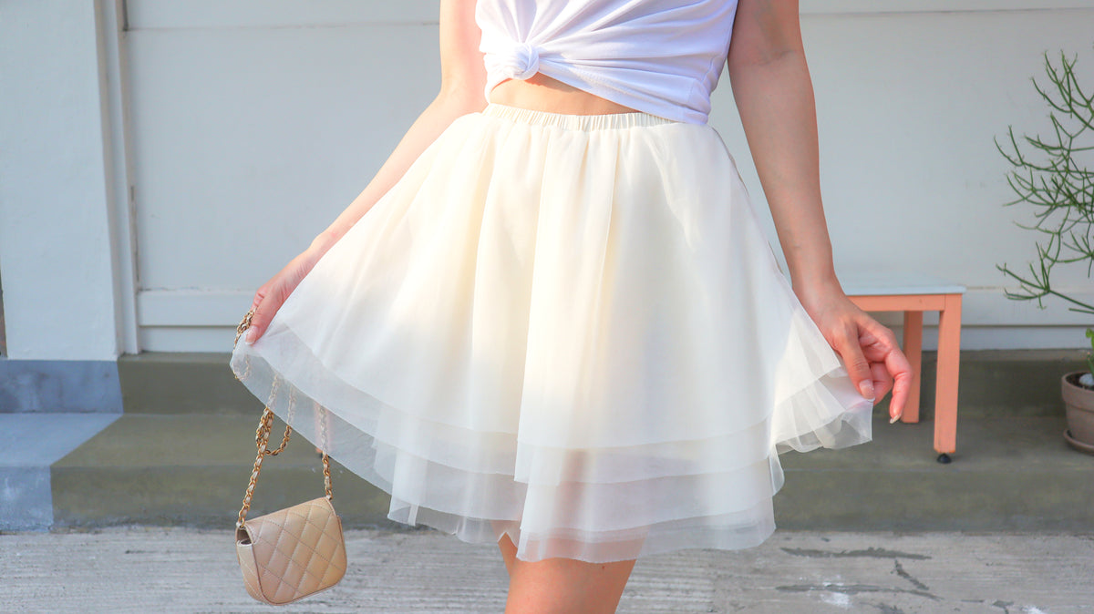 < M A D E > Dancing In Breeze Tutu Skirt