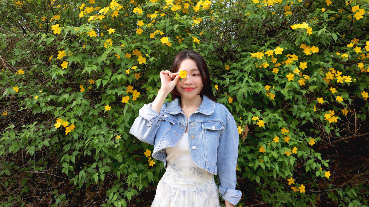 Petite Cropped Denim Jacket