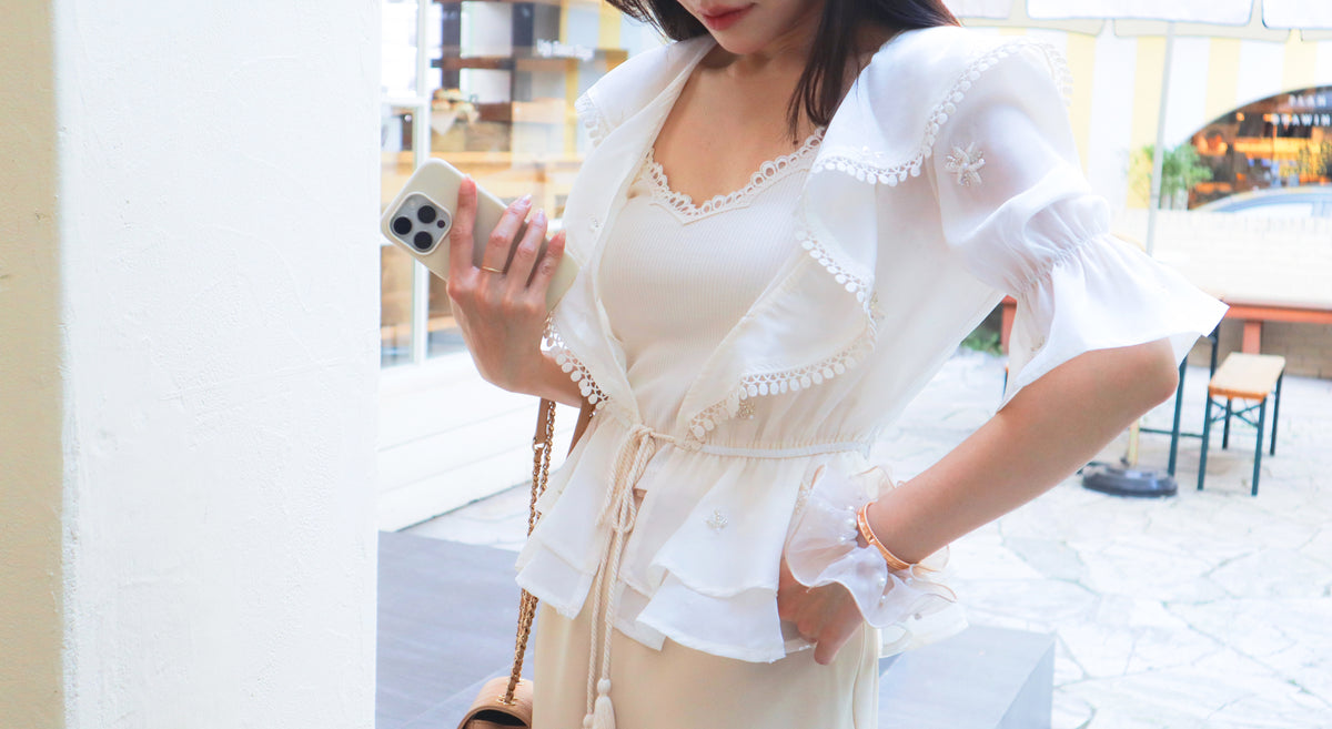 < M A D E > Sea Mermaid Blouse Jacket