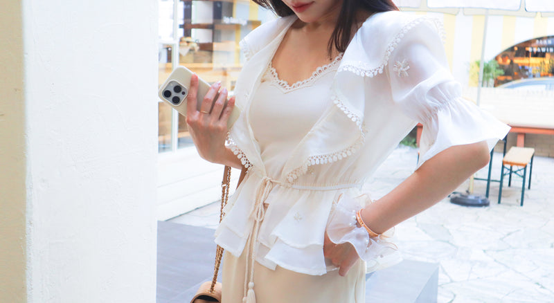 < M A D E > Sea Mermaid Blouse Jacket