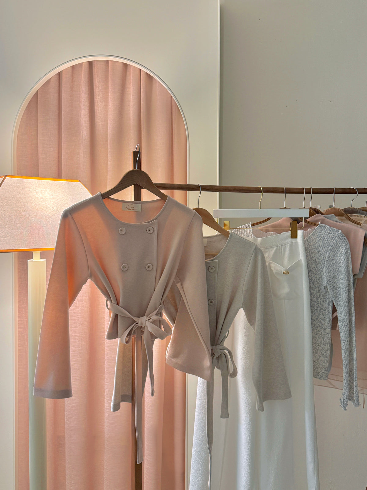 < M A D E > The Shinny Trench Cardigan