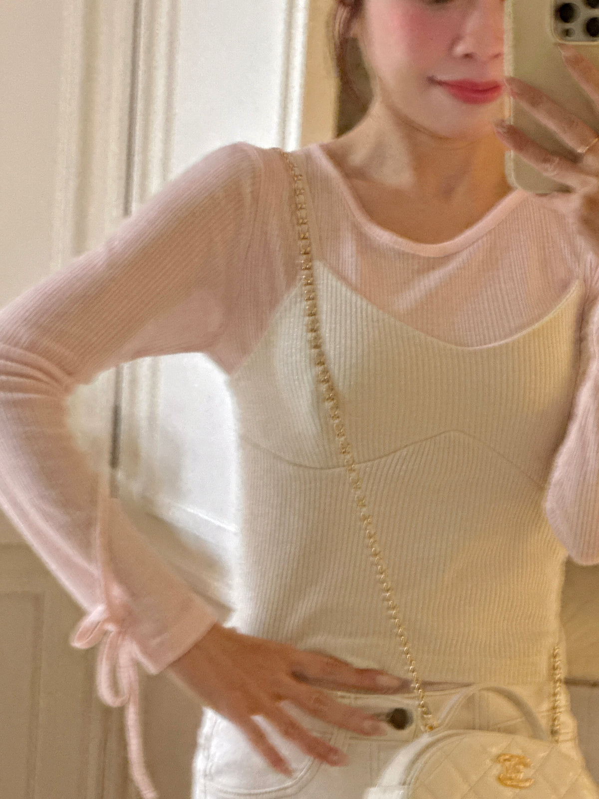 < M A D E > Dreamy Ribbon Tee