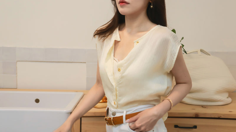 < M A D E > Ginko 2-way Blouse Cardi