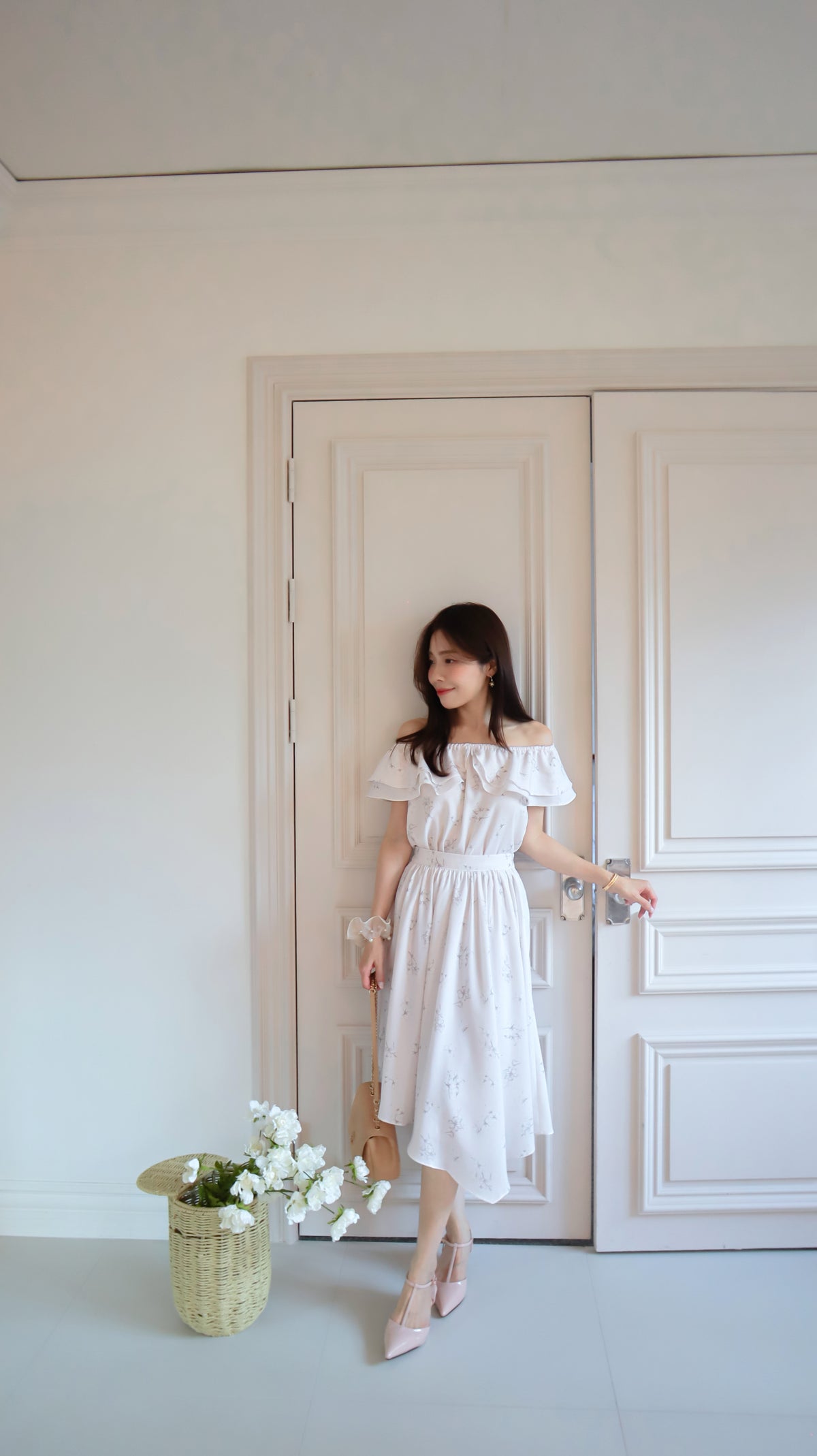 < M A D E > Blooming Flare Blouse