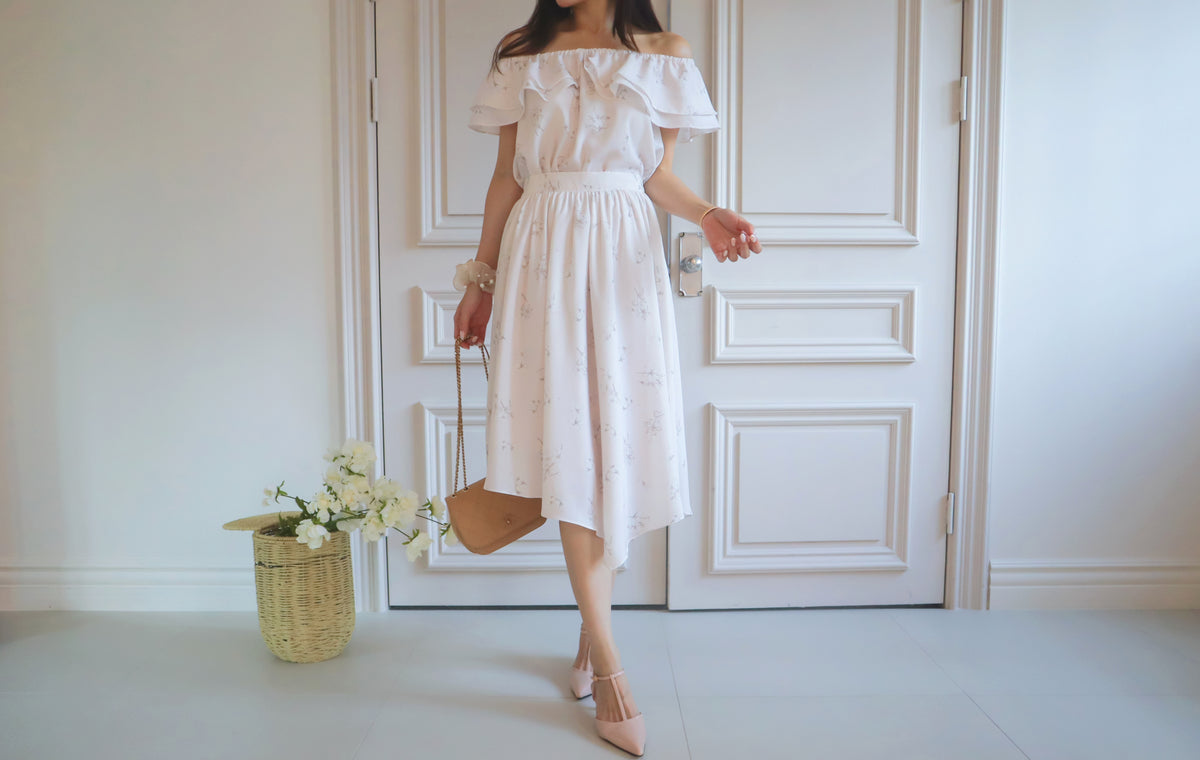 < M A D E > Blooming Flare Blouse