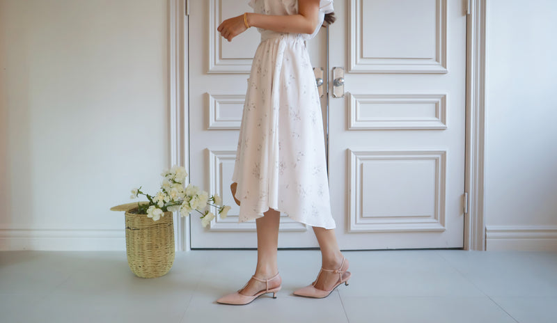 < M A D E > Blooming Flare Irregular Skirt