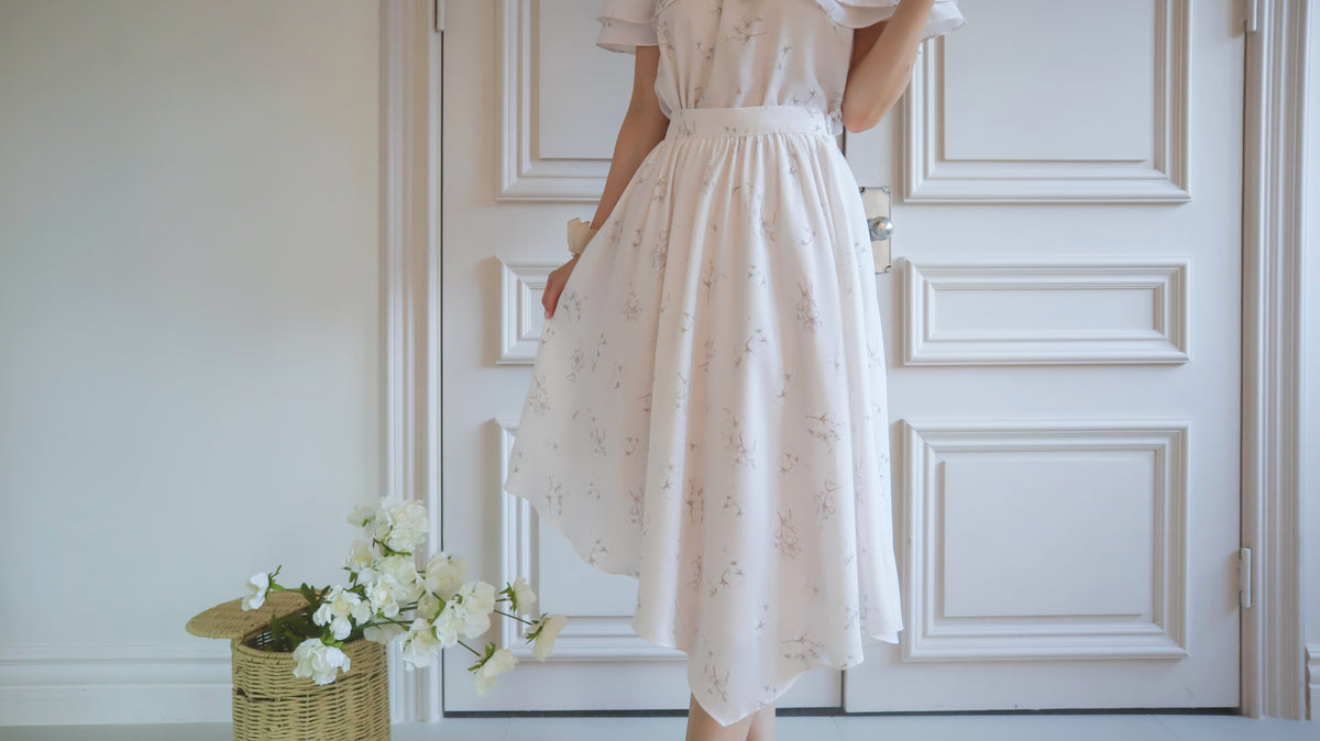 < M A D E > Blooming Flare Blouse