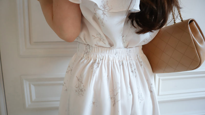 < M A D E > Blooming Flare Blouse