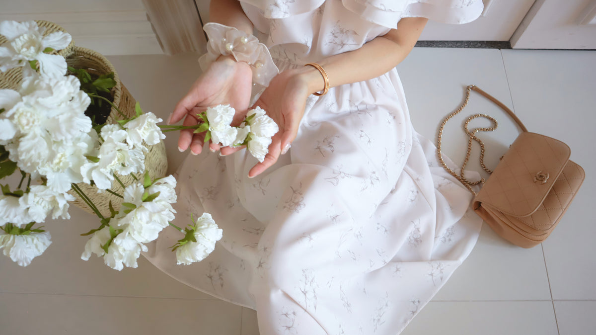 < M A D E > Blooming Flare Irregular Skirt