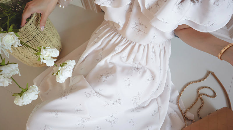 < M A D E > Blooming Flare Irregular Skirt