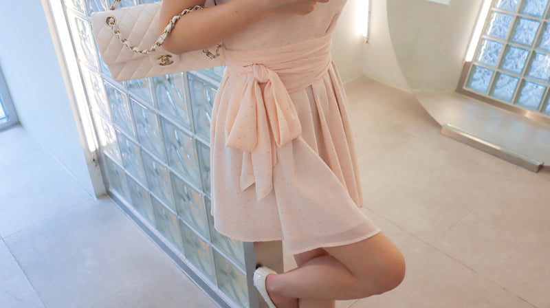 < M A D E > Foil Dotted One-piece