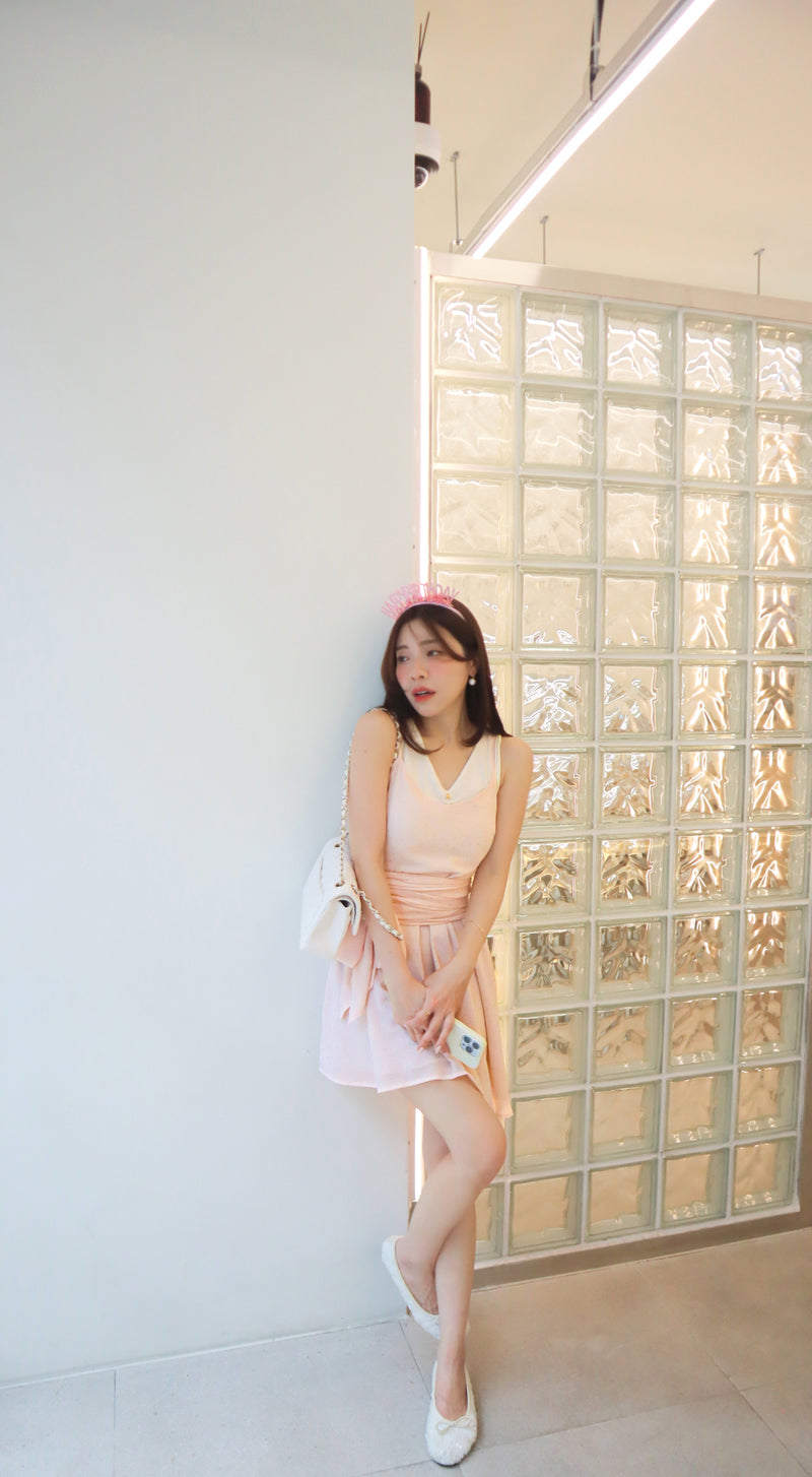 < M A D E > Foil Dotted One-piece