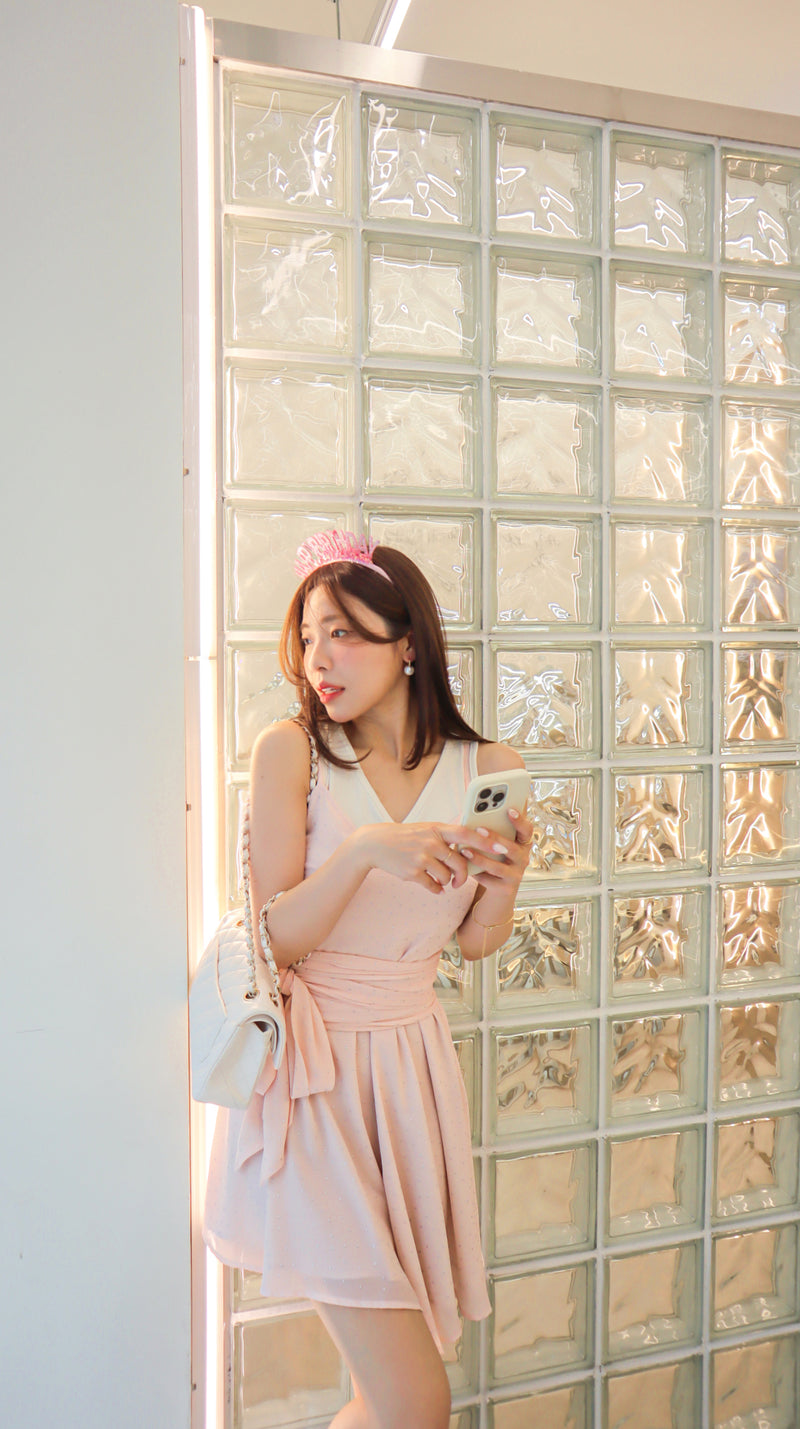 < M A D E > Foil Dotted One-piece